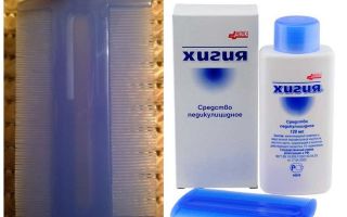 Shampooing Hygia pour les poux et les lentes sur la tête