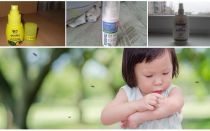 Des moyens efficaces de moustiques pour les enfants de 1 an