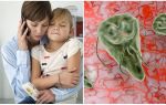 La giardiase chez les enfants: symptômes et traitement