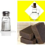 Savon au goudron, vinaigre et sel