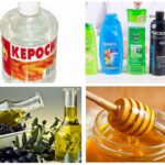 Préparation des produits contre les poux