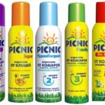 Aérosols de pique-nique pour les moustiques