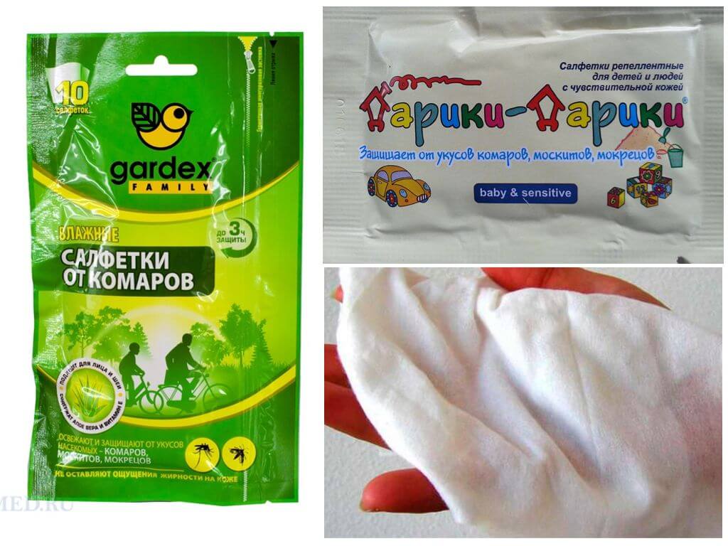 Lingettes insectes