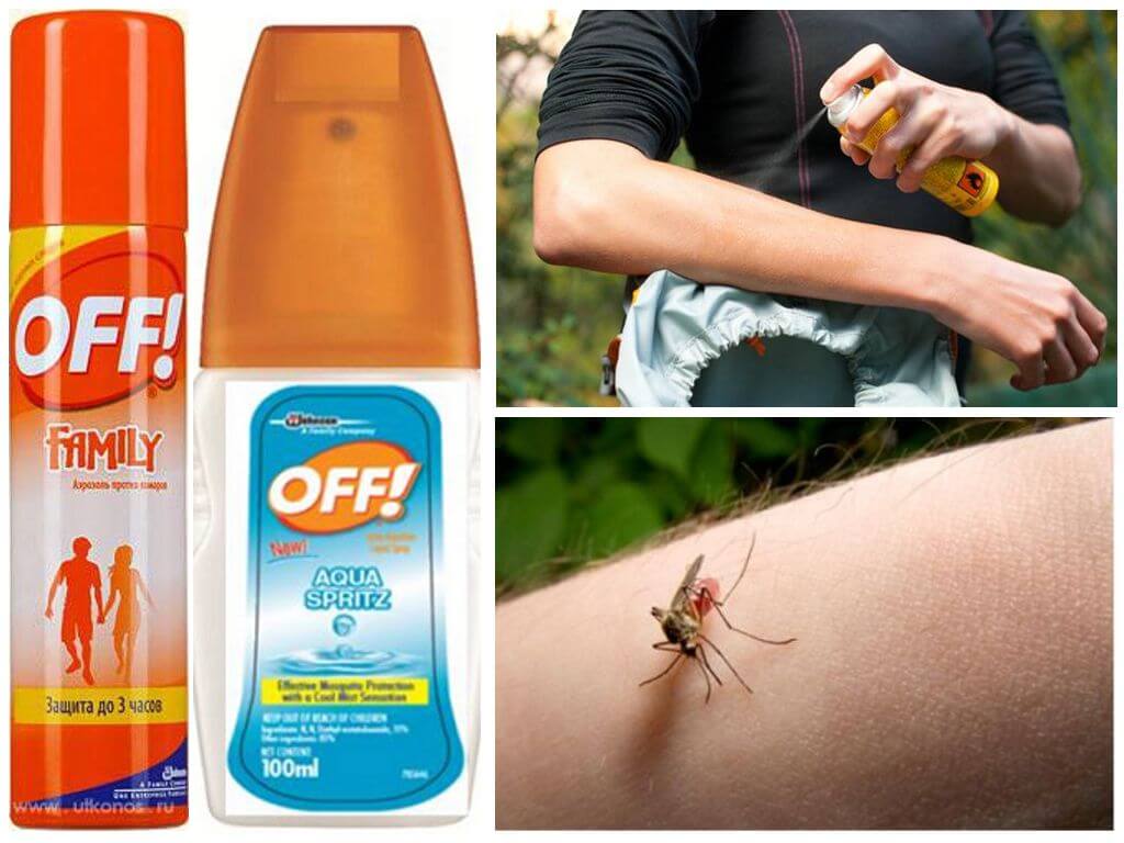 Spray et Spray Off moustique