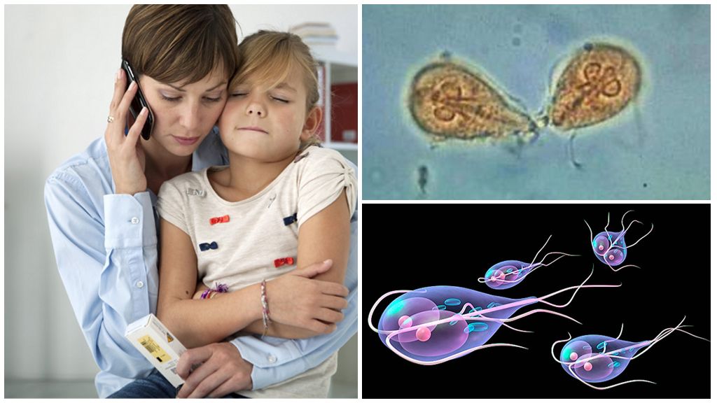 Giardia chez un enfant